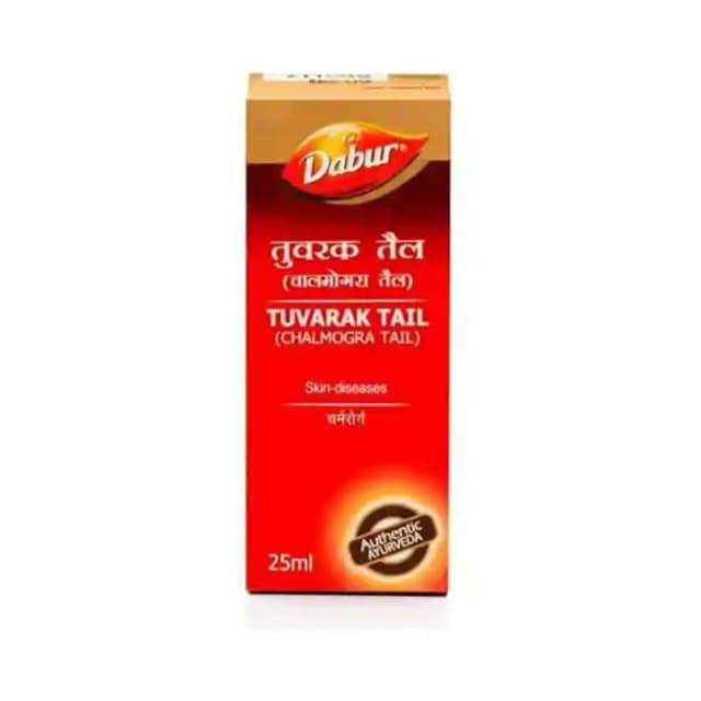 Dabur Tuvarak (Chalmogra) Tail (1 Bottle of 25 ml Oil)