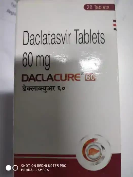 Daclacure 60mg (28 tablets in 1 strip)