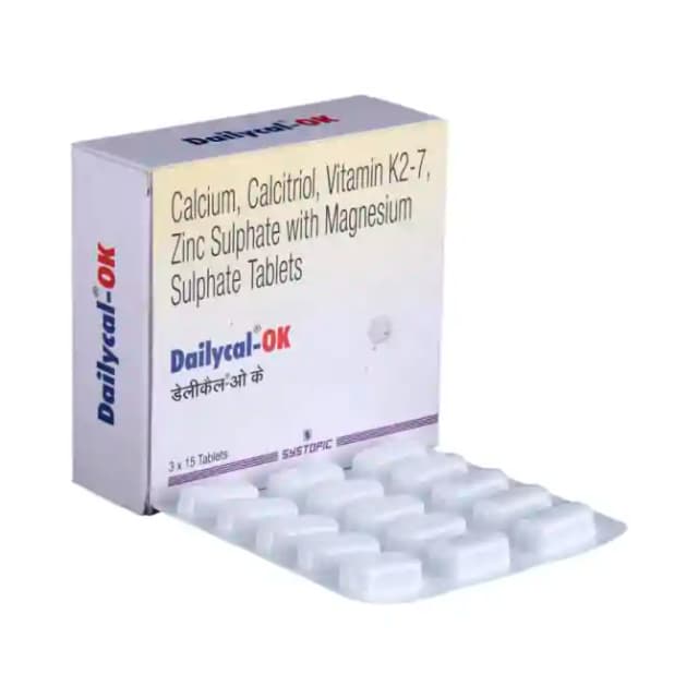 Dailycal OK (1 Strip Of 15 tablets)