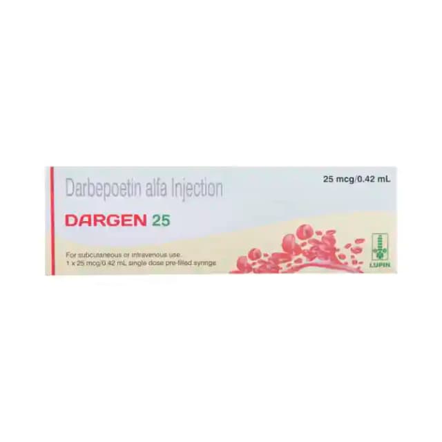 Dargen 25 Injection (0.42 ml in 1 prefilled syringe)