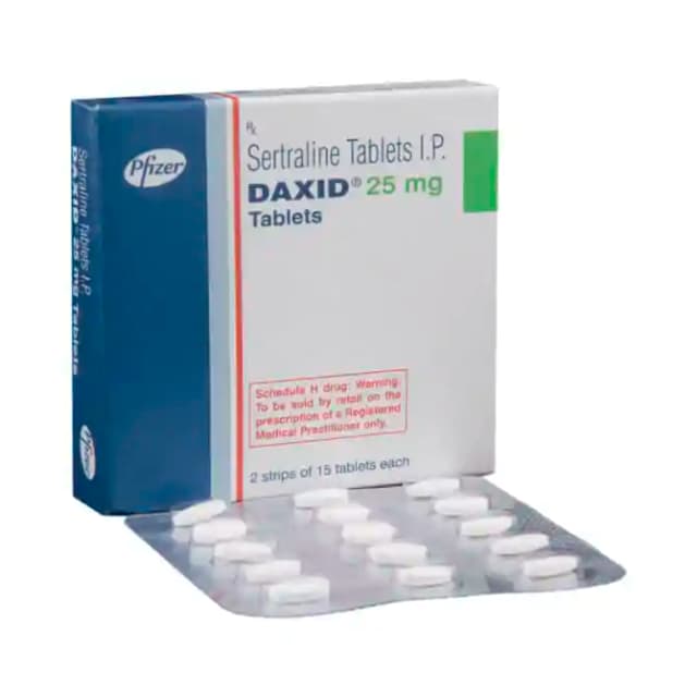 Daxid 25mg (15 tablets in 1 strip)
