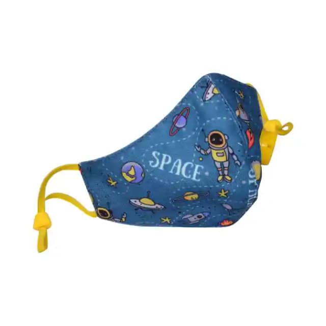 Dee Sons N95 PM2.5 Kids Mask for 6 to 12 Years Space (1 Packet Of 1 Mask)