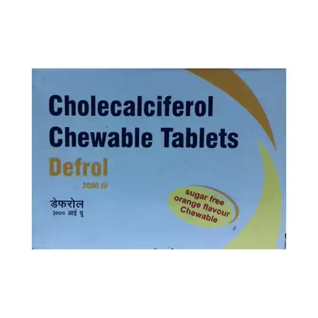 Defrol 2000IU (1 Strip Of 10 Chewable Tablets)