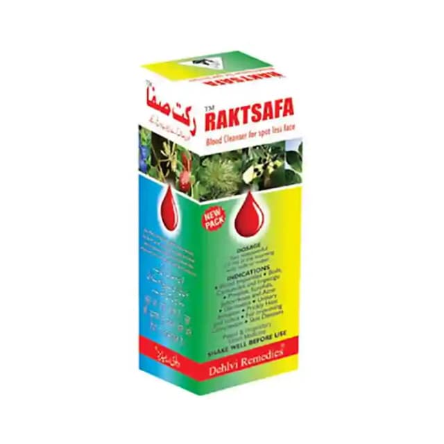 Dehlvi Remedies Rakt Safa (1 Bottle of 200 ml Syrup)