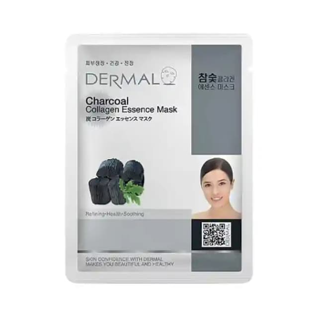 Dermal Collagen Essence Mask Charcoal (1 Sachet Of 23 gm Face Mask)