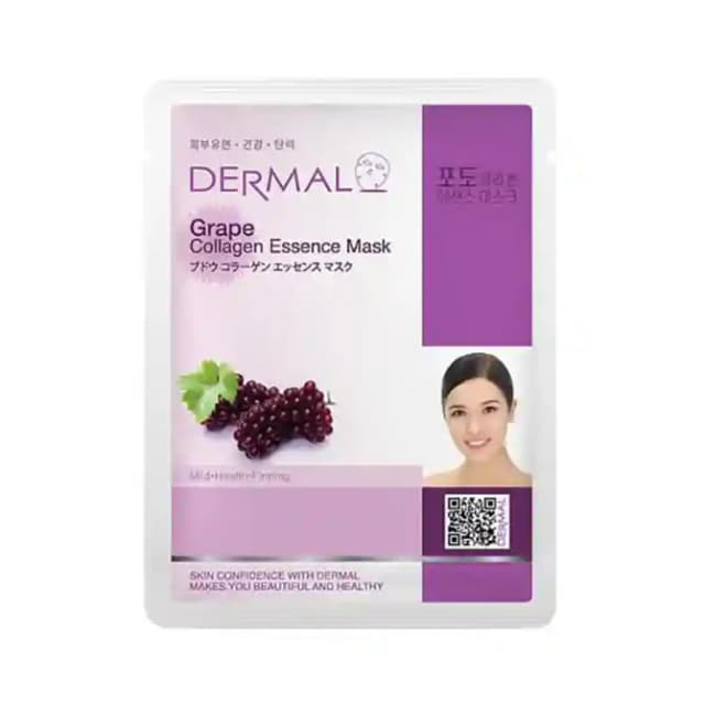 Dermal Collagen Essence Mask Grape (1 Sachet Of 23 gm Face Mask)