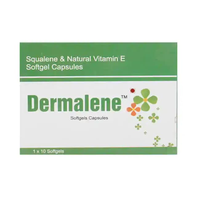 Dermalene Softgel (1 Strip Of 10 soft gelatin capsules)
