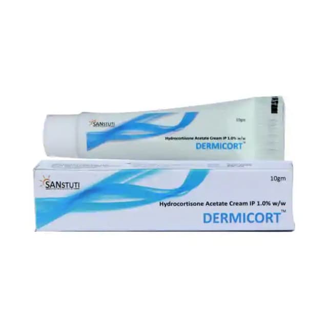 Dermicort Cream (10 gm in 1 tube)