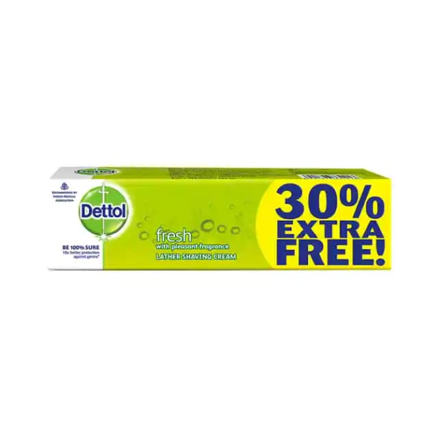 Dettol Lather Shaving Cream Fresh (1 Tube Of 78 gm Cream)