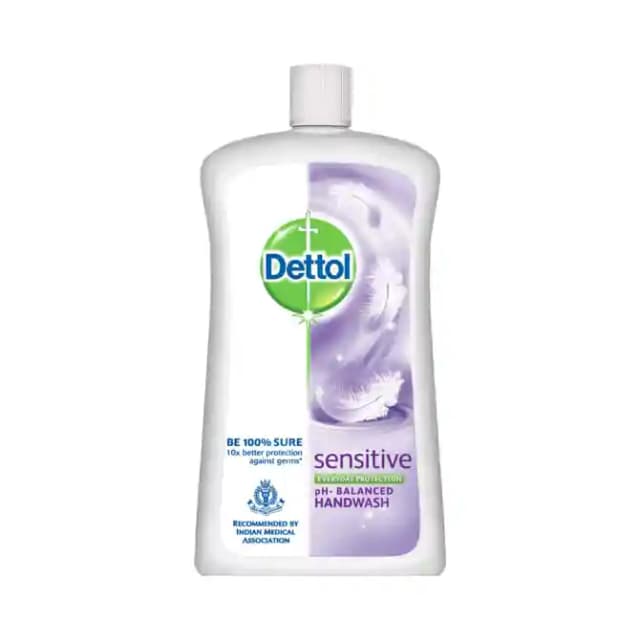 Dettol Sensitive Liquid Handwash (1 Bottle of 900 ml Liquid)