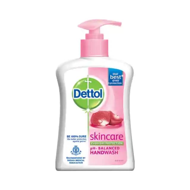 Dettol Skincare Handwash (1 Pump Bottle of 200 ml Liquid)