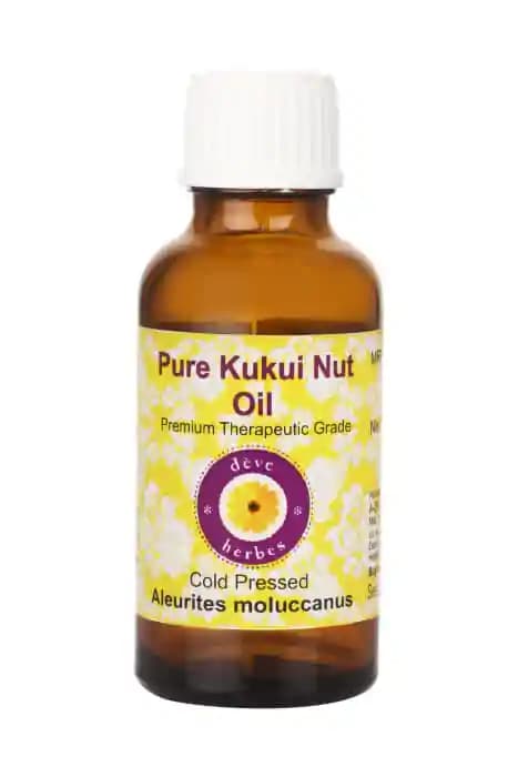 Deve Herbes Pure Kukui Nut Oil (1 Bottle of 15 ml Oil)