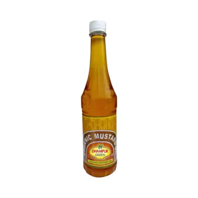 Dhampur Green Organic Mustard Oil (1 Bottle of 700 ml Oil)