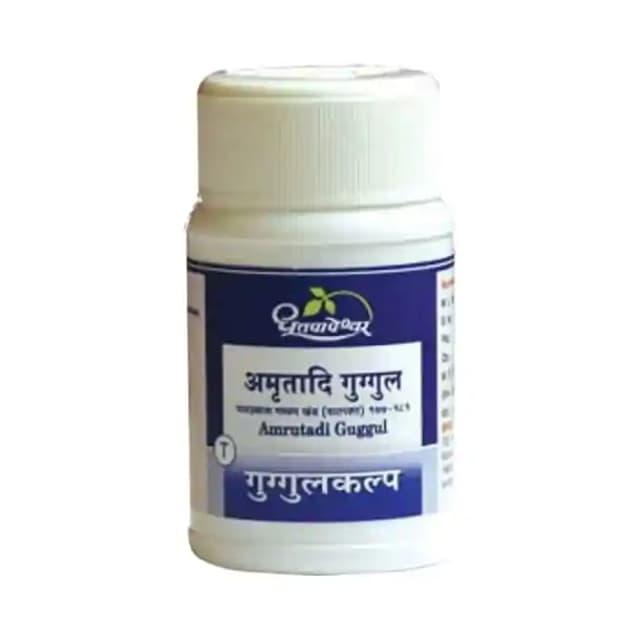 Dhootapapeshwar Amrutadi Guggul (1 Bottle of 60 tablets)