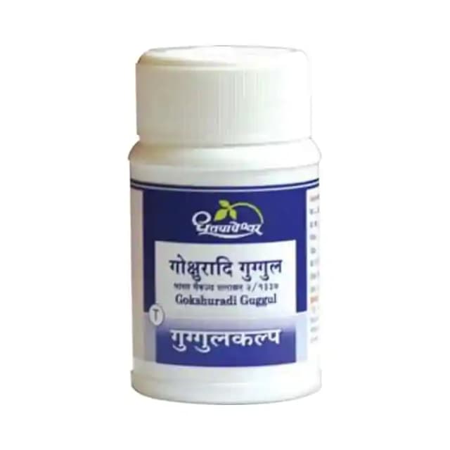 Dhootapapeshwar Gokshuradi Guggul (1 Bottle of 60 tablets)