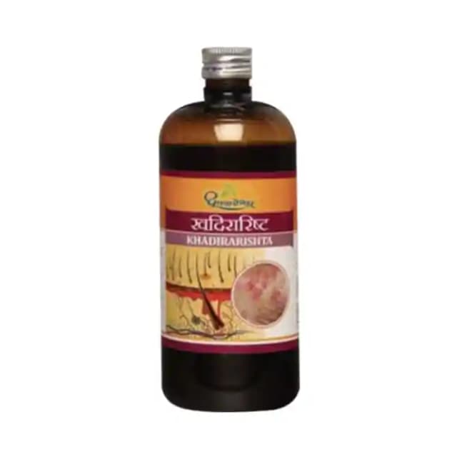 Dhootapapeshwar Khadirarishta (1 Bottle of 450 ml Liquid)
