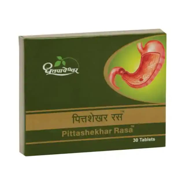 Dhootapapeshwar Pittashekhar Rasa (1 Packet Of 30 tablets)
