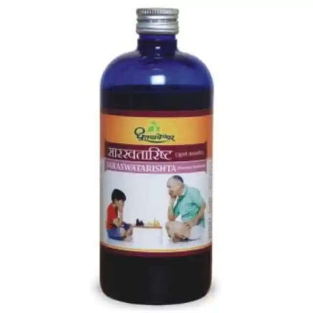 Dhootapapeshwar Saraswatarishta (1 Bottle of 450 ml Liquid)