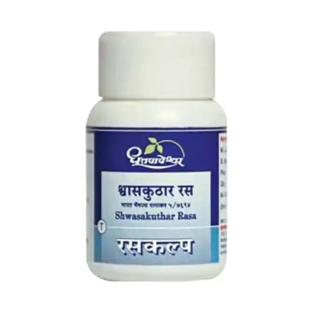 Dhootapapeshwar Shwasakuthar Rasa (1 Bottle of 60 tablets)