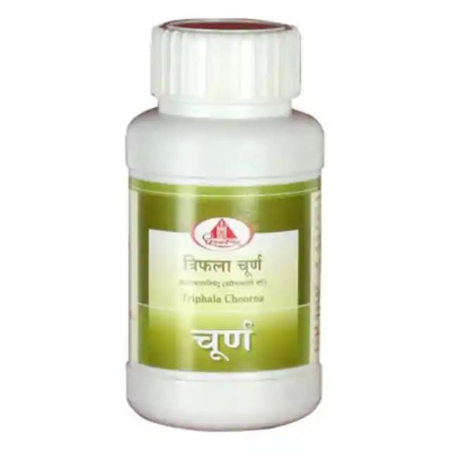 Dhootapapeshwar Triphala Choorna (1 Bottle of 500 gm Powder)