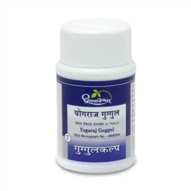 Dhootapapeshwar Yogaraj Guggul (1 Bottle of 1000 tablets)
