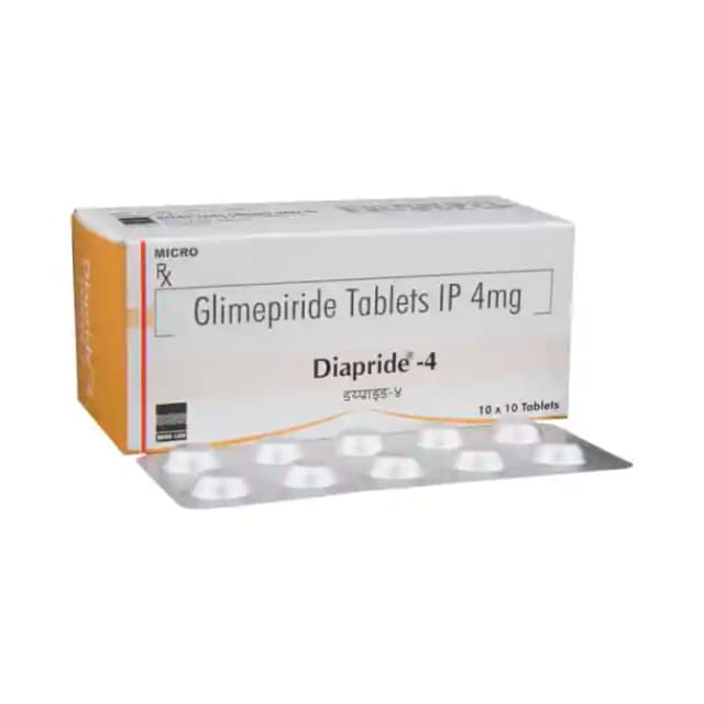 Diapride 4 (10 tablets in 1 strip)