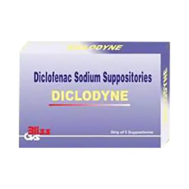 Diclodyne 100 Suppository (5 suppositories in 1 packet)