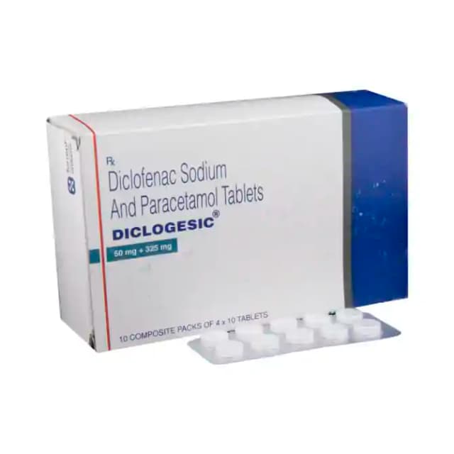 Diclogesic 50mg/325mg (10 tablets in 1 strip)