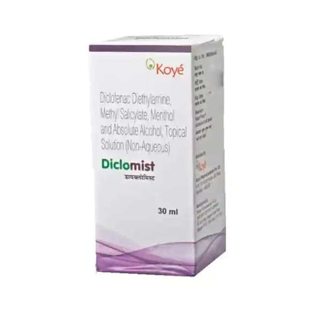 Diclomist Topical Solution (1 Bottle of 30 ml Solution)