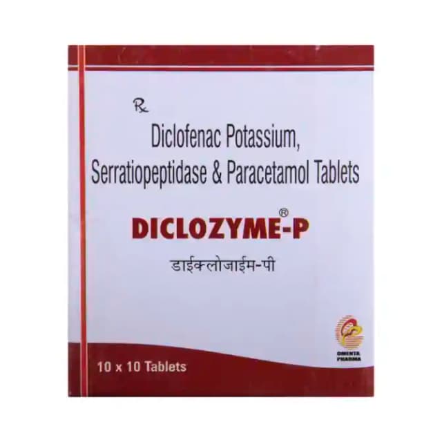 Diclozyme P (10 tablets in 1 strip)