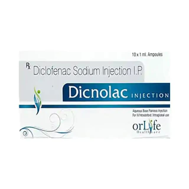 Dicnolac Injection (1 ml in 1 vial)