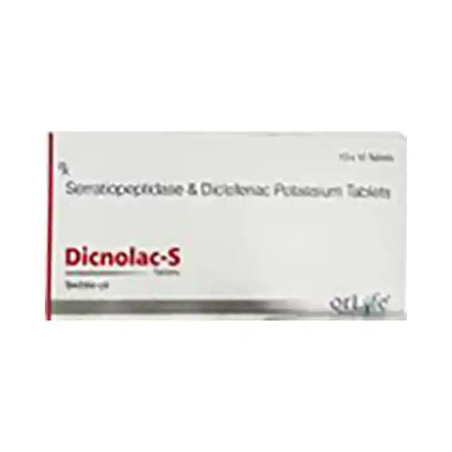 Dicnolac S (10 tablets in 1 strip)