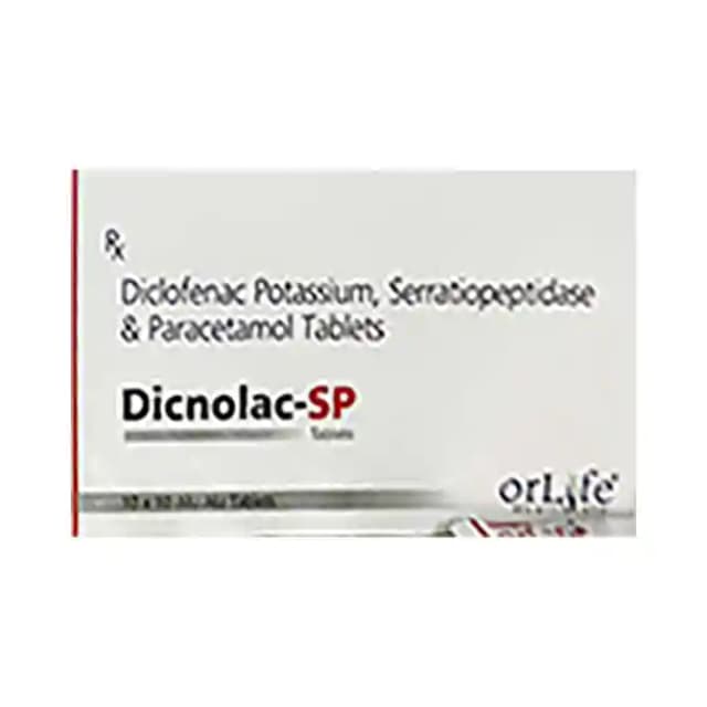 Dicnolac SP (10 tablets in 1 strip)