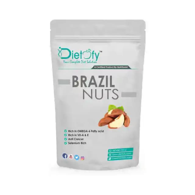 Dietofy Brazil Nuts (1 Packet Of 200 gm Nuts)