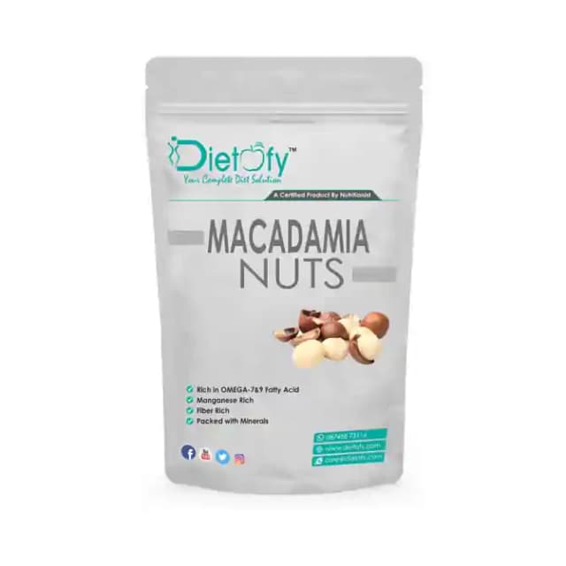 Dietofy Macadamia Nuts (1 Packet Of 200 gm Nuts)