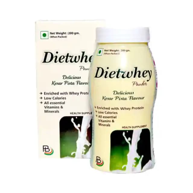 Dietwhey Powder Kesar Pista (1 Box Of 200 gm Powder)
