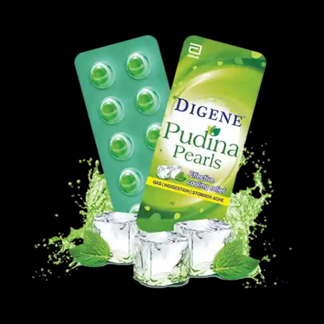 Digene Pudina Pearls (1 Strip Of 10 soft gelatin capsules)