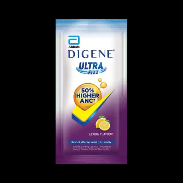 Digene Ultra Fizz Powder Lemon (1 Sachet Of 6.25 gm Powder)