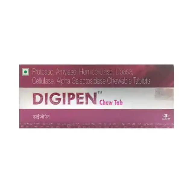 Digipen Chewable (10 tablets in 1 strip)