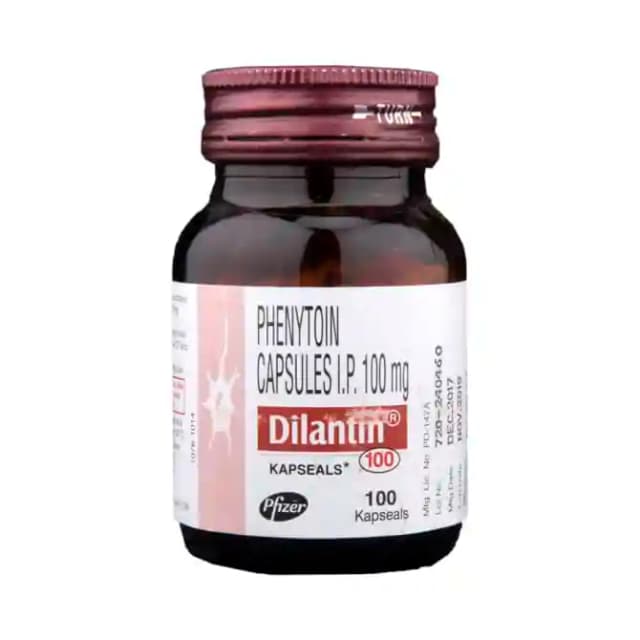 Dilantin 100 (100 capsules in 1 bottle)