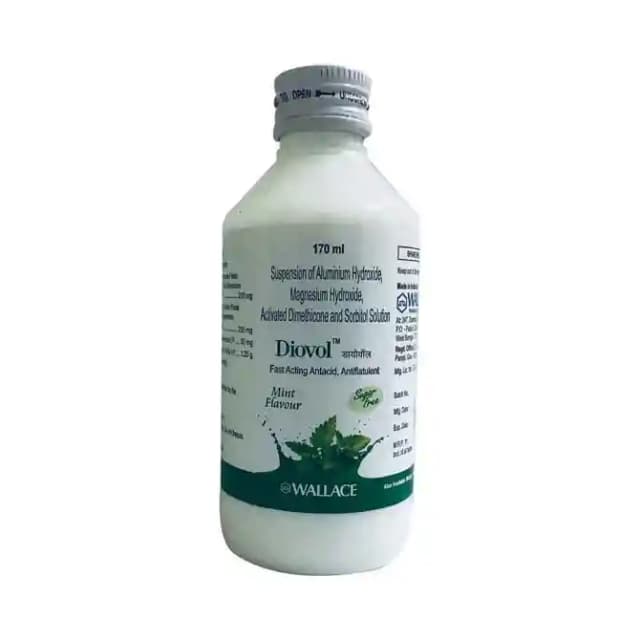Diovol Oral Solution Mint Sugar Free (1 Bottle of 170 ml Oral Solution)