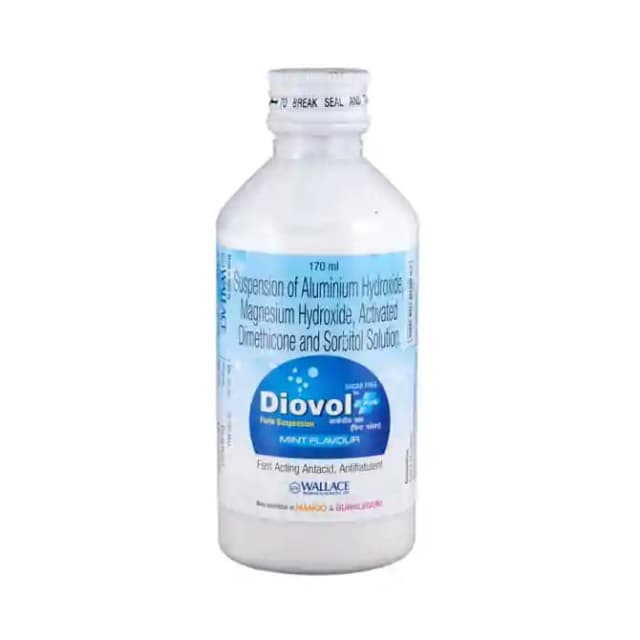 Diovol Plus Forte Suspension Mint (1 Bottle of 400 ml Suspension)