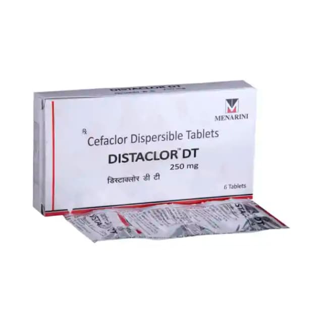 Distaclor DT 250mg (6 tablets dt in 1 strip)