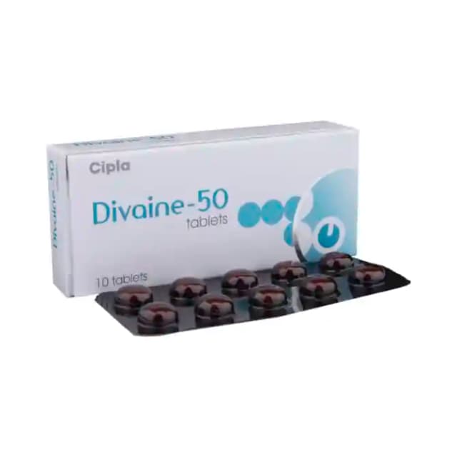 Divaine 50 (10 tablets in 1 strip)
