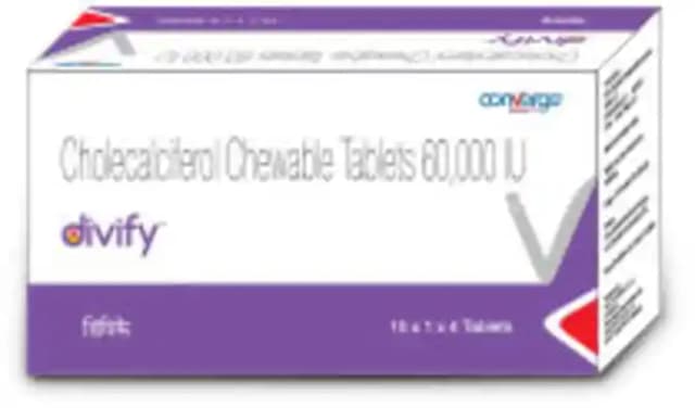 Divify Chewable (1 Strip Of 4 Chewable Tablets)