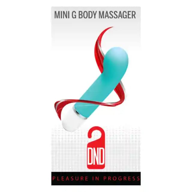 DND Mini G Vibrator Turquoise (1 Box Of 1 Device)
