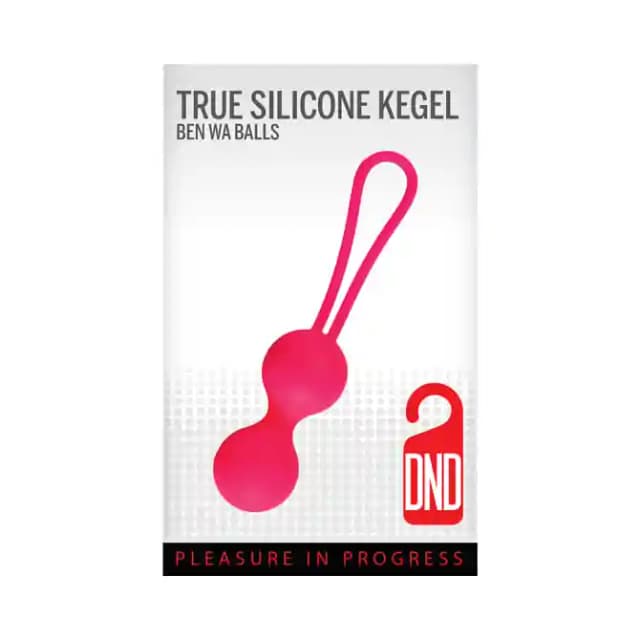 DND True Silicone Kegel Ben Wa Balls (1 Box Of 1 Device)