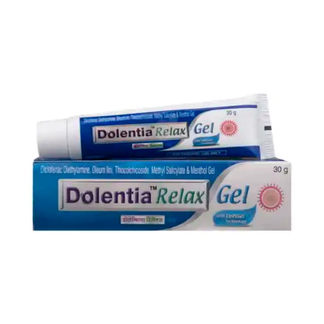 Dolentia Relax Gel (1 tube of 30 gm Gel)
