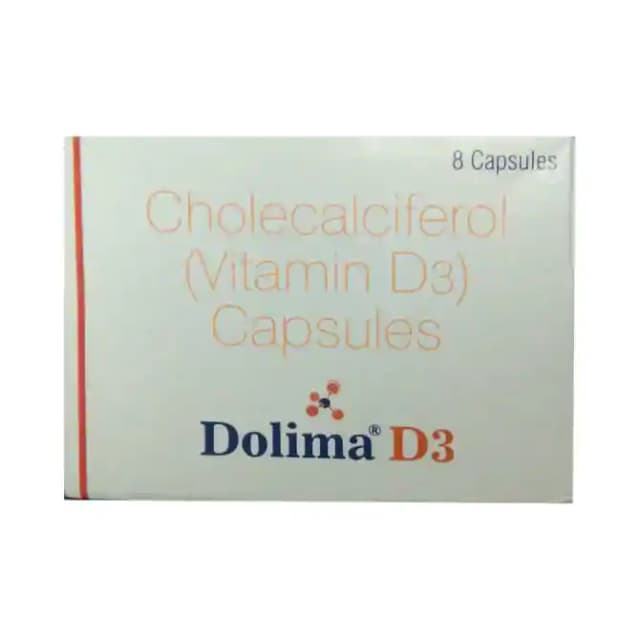 Dolima D3 (1 Strip Of 8 capsules)