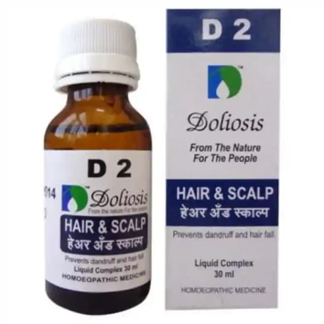Doliosis D2 Hair & Scalp Drop (1 Bottle of 30 ml Drop)